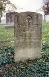 Frank's grave in Arlington Cemetary