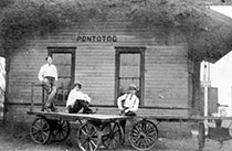 Pontotoc, Mississippi Depot Circa 1918