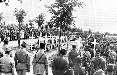 Memorial Day at St. Lazare Cemetery, Bourges, May 30, 1919