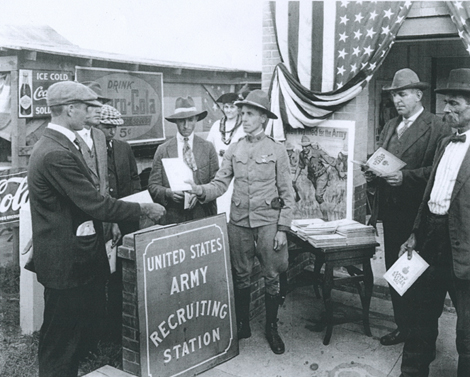 Enlistment Booth at the Tri-State Midsouth Fair in Memphis