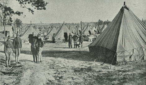 Living Quarters at Camp Sevier