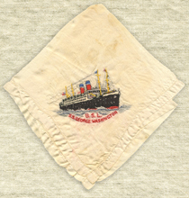 U.S.L. George Washington Souvenir Handkerchief