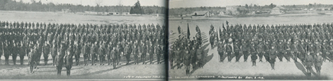 114th Field Artillery, Camp Forrest, Fort Oglethorpe, GA on April 6, 1919.