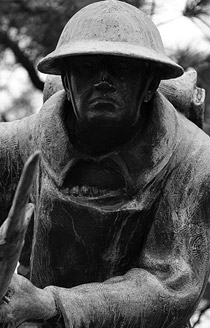 Doughboy Statue in Overton Park (Veterans Plaza) – Memphis