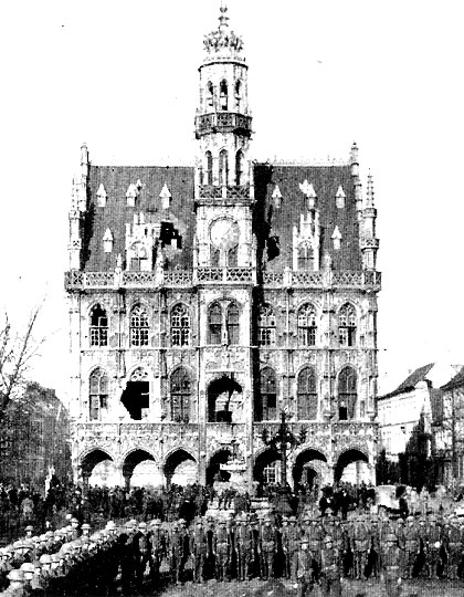 Hotel-de-Ville in 1918