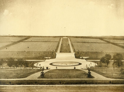 Meuse-Argonne American Cemetery in 1930