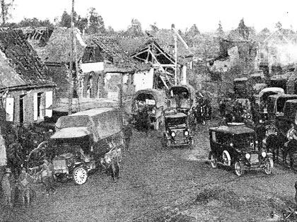 Montbrehain Traffic in 1918