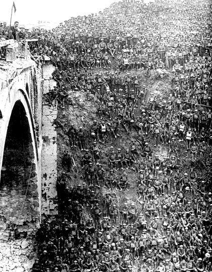 St. Quentin Canal at Riqueval Bridge in 1917