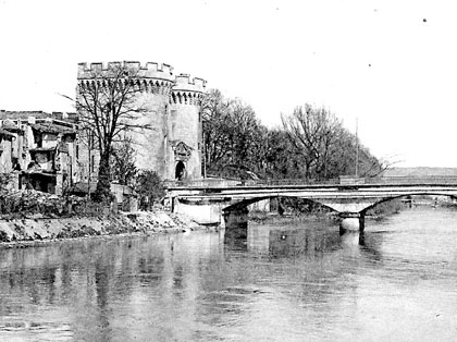 Verdun - Pont Chaussee in 1918