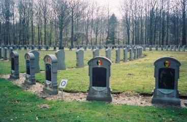 Belgium Military Cemetery in Houthulst Forest