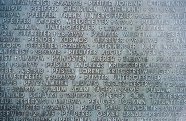 Names On Mass Grave Markers - Langemark